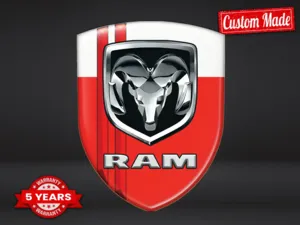 Dodge Emblema Relieve Rendimiento Máximo Estilo Pro Duradero